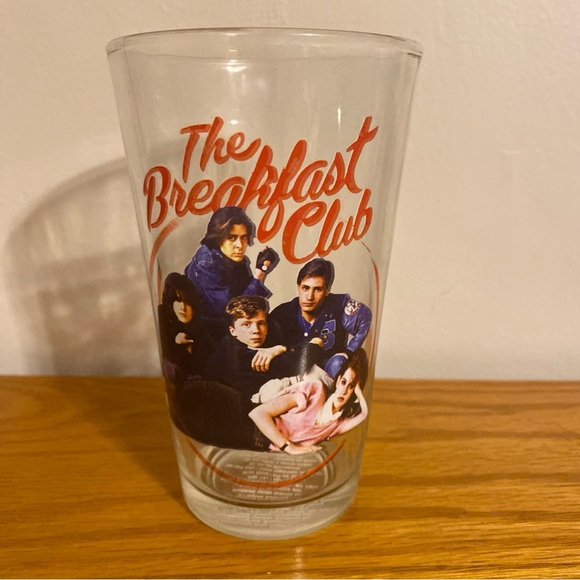 Universal Studio Other - The Breakfast Club Glass Tumbler - Red and Black
